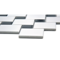 SPIN - 11X11, WHITE/BLACK, MATTE