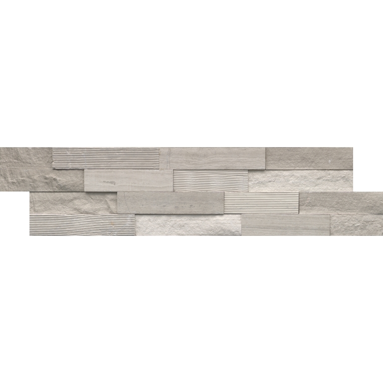 STRUCTURE - 6X24 3D, CREAM, SPLITFACE | Emser Tile