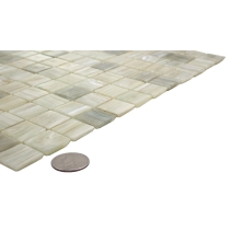 SWIRL - 1X1/12X12, CREAM, GLOSSY