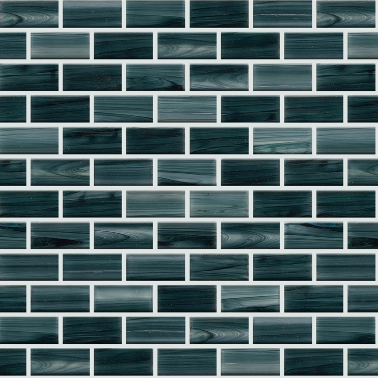 SWIRL - 1X2/12X12, LAKE, GLOSSY