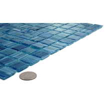 SWIRL - 1X1/12X12, OCEAN, GLOSSY