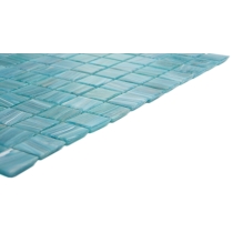 SWIRL - 1X1/12X12, TEAL, GLOSSY