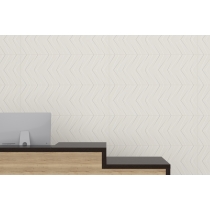 SYNERGY - 16X47, WHITE CHEVRON, MATTE/SATIN