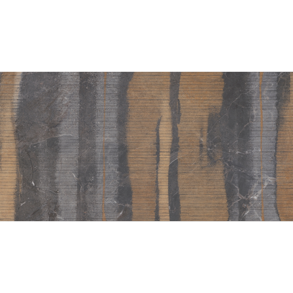 TERRAMOR - 24X47 FUSE, NERO, HONED | Emser Tile