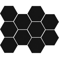 TIMES SQUARE - 4X4/10X13, BLACK, POLISHED