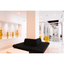 TIMES SQUARE - 24X24, WHITE, POLISHED