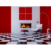 TIMES SQUARE - 24X24, WHITE, POLISHED