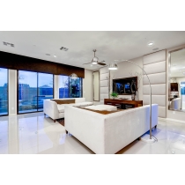 TIMES SQUARE - 24X24, WHITE, POLISHED