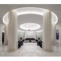 TIMES SQUARE - 24X24, WHITE, POLISHED