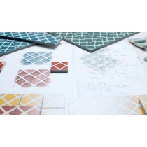VECTORA - 2X2/12X12, YELLOW, GLOSSY