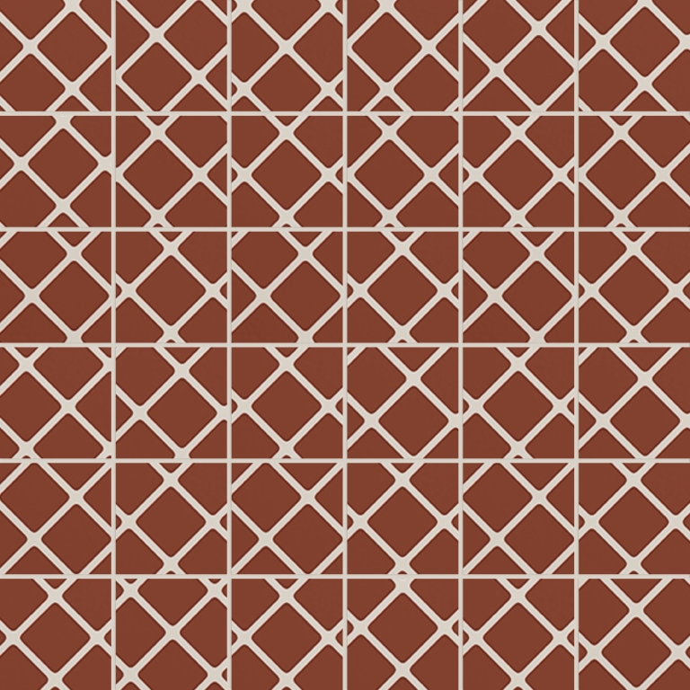 VECTORA - 2X2/12X12, RUBY, GLOSSY