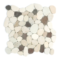 VENETIAN PEBBLES - 2X2/12X12, GELATO FLAT, SATIN