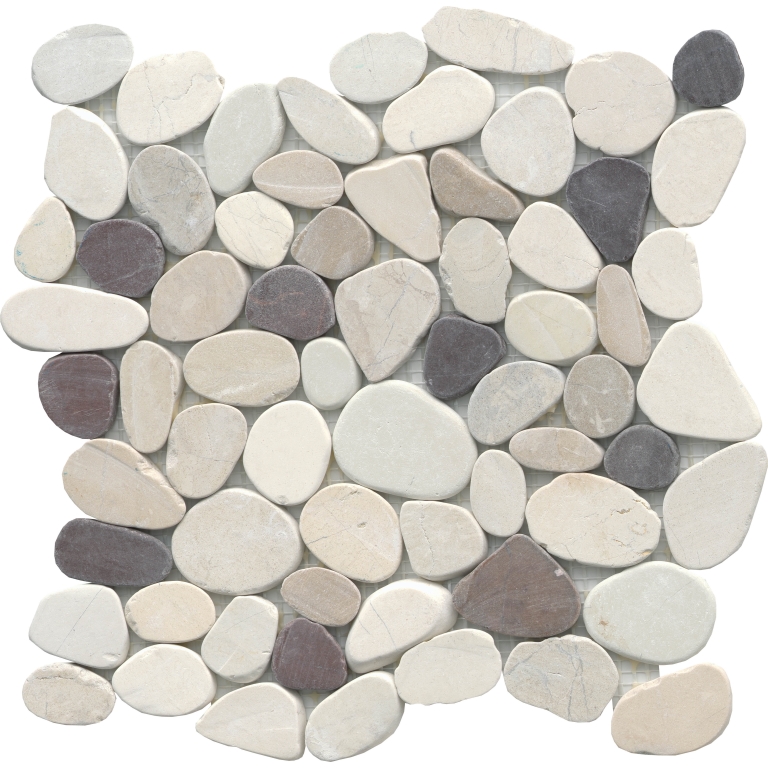 VENETIAN PEBBLES - 2X2/12X12, GELATO FLAT, SATIN