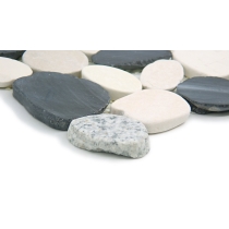 VENETIAN PEBBLES - 2X2/12X12, ITALIA FLAT, SATIN