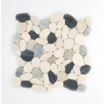 VENETIAN PEBBLES - 2X2/12X12, ITALIA FLAT, SATIN