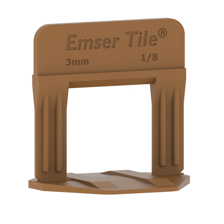 EMSER E-LEVEL CLIP 1/8" 3MM 2000 PIECES