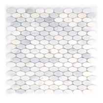 MARBLE - 0.625X1.18/12X12, WINTER FROST WINTER FROST, POLISHED