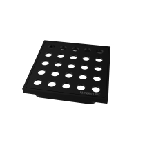 EMPERVIOUS 4" DRAIN GRATE AND FRAME - MATTE BLACK