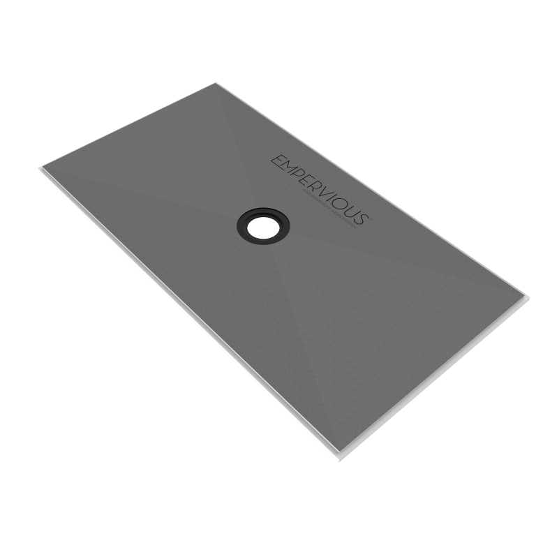 EMPERVIOUS 32" X 60" SHOWER PAN W/DRAIN
