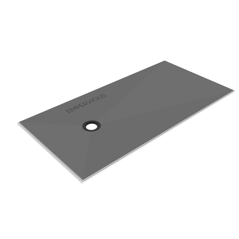 EMPERVIOUS 36" X 72" SHOWER PAN W/DRAIN - OFFSET
