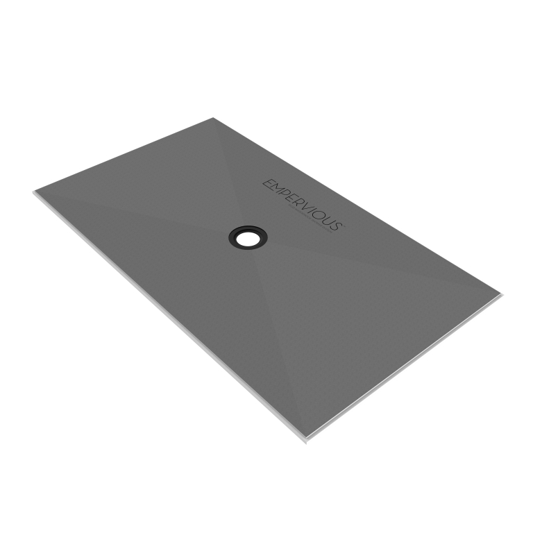 EMPERVIOUS 48" X 84" SHOWER PAN W/DRAIN